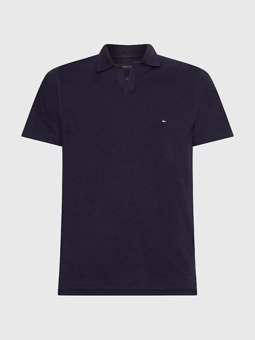 Tommy Hilfiger TH Flex Slim Fit Poloshirt Heren Blauw | TH270IAH