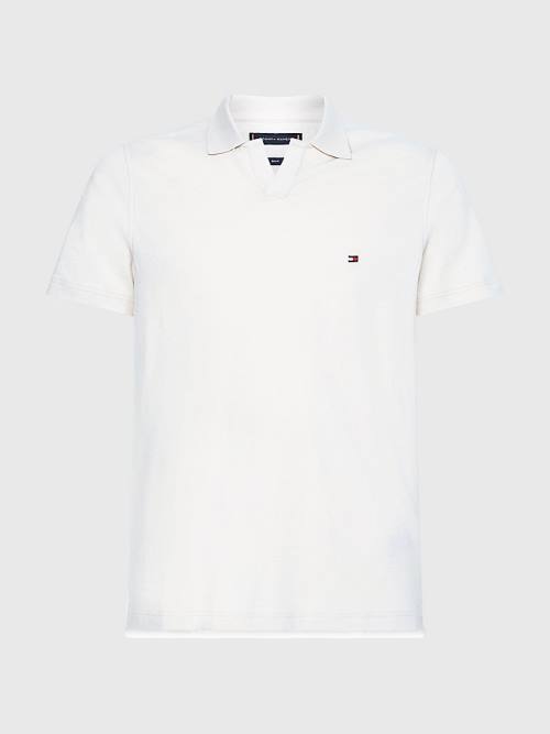 Tommy Hilfiger TH Flex Slim Fit Poloshirt Heren Beige | TH278UFZ