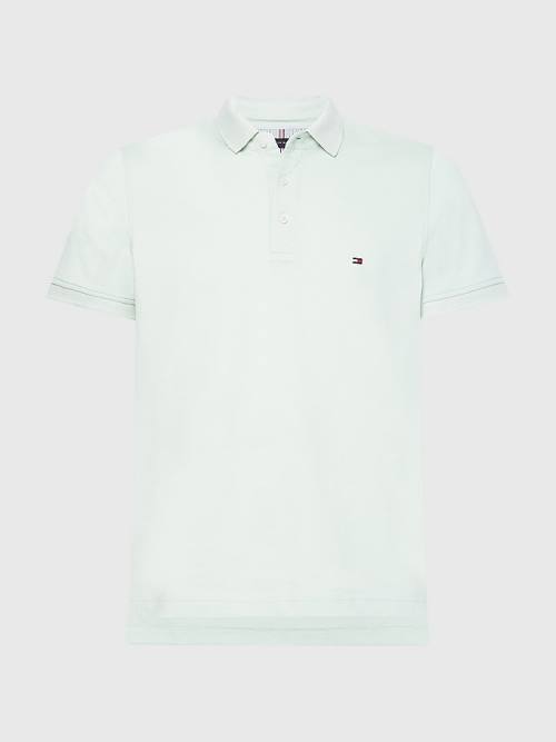 Tommy Hilfiger TH Flex Slim Fit Poloshirt Heren Groen | TH721PWF