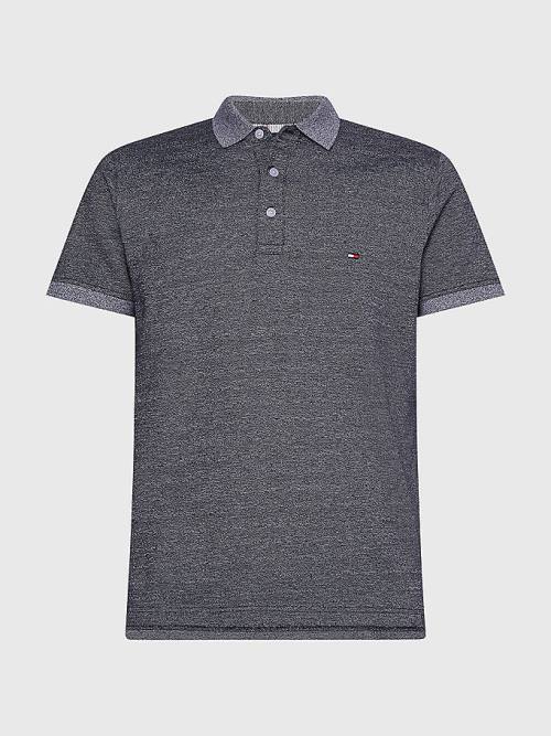 Tommy Hilfiger TH Flex Slim Fit Poloshirt Heren Blauw | TH759HXR