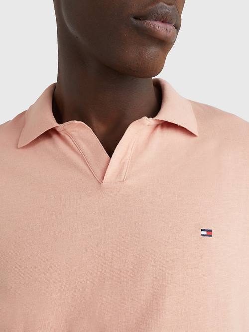 Tommy Hilfiger TH Flex Slim Fit Poloshirt Heren Oranje | TH786PNT