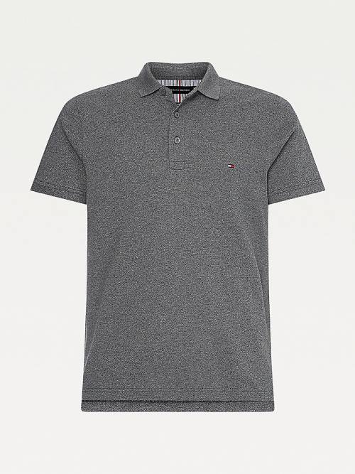 Tommy Hilfiger TH Flex Slim Fit Poloshirt Heren Grijs | TH953CYV