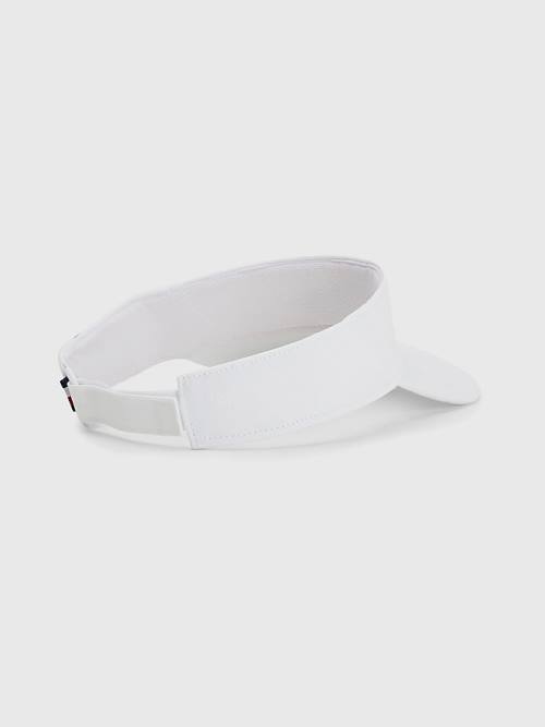 Tommy Hilfiger TH Modern Iconic Signature Visor Hoeden Dames Wit | TH920XIT