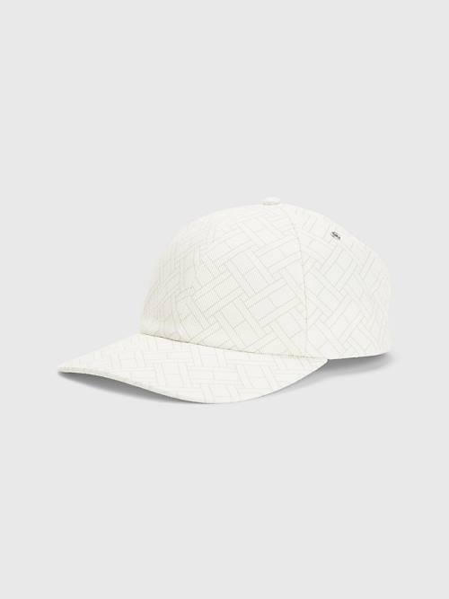 Tommy Hilfiger TH Modern Signature Embroidery Cap Hoeden Heren Wit | TH728SNL