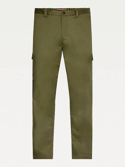 Tommy Hilfiger TH Modern Slim Fit Cargo Broek Heren Khaki | TH036OHP