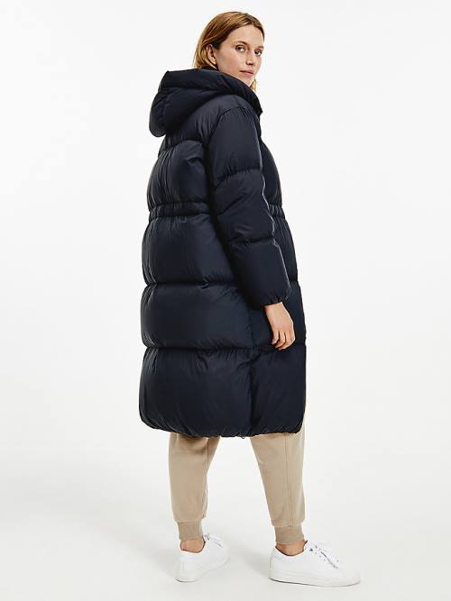 Tommy Hilfiger TH Protect Down Puffer Coat Jassen Dames Zwart | TH045FIN