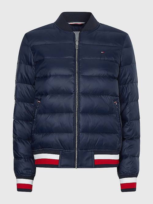 Tommy Hilfiger TH Protect Lichtgewicht Filled Bomber Jassen Dames Blauw | TH519WCO