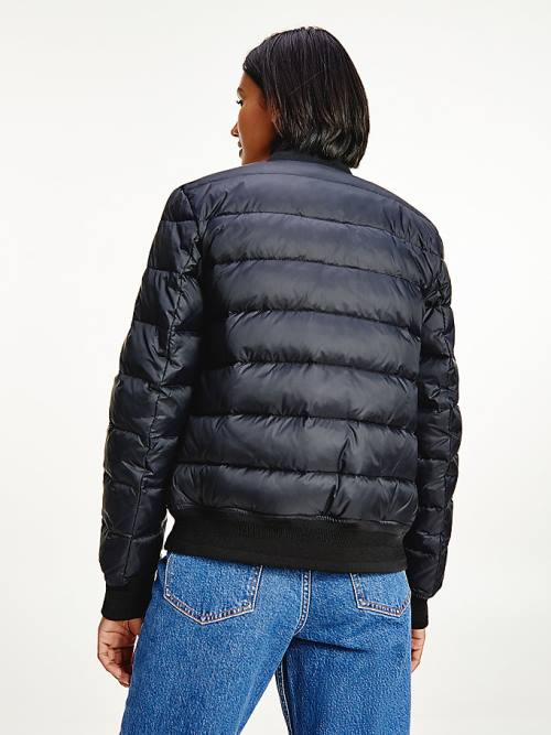 Tommy Hilfiger TH Protect Lichtgewicht Filled Bomber Jassen Dames Zwart | TH710BKE