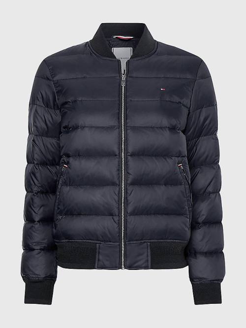 Tommy Hilfiger TH Protect Lichtgewicht Filled Bomber Jassen Dames Zwart | TH710BKE