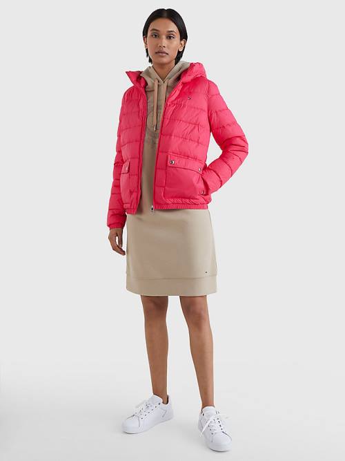 Tommy Hilfiger TH Protect Met Capuchon Padded Jassen Dames Roze | TH872IDM