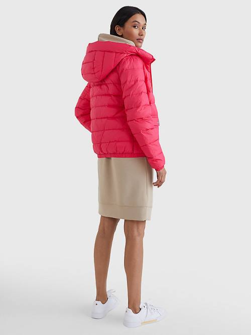 Tommy Hilfiger TH Protect Met Capuchon Padded Jassen Dames Roze | TH872IDM