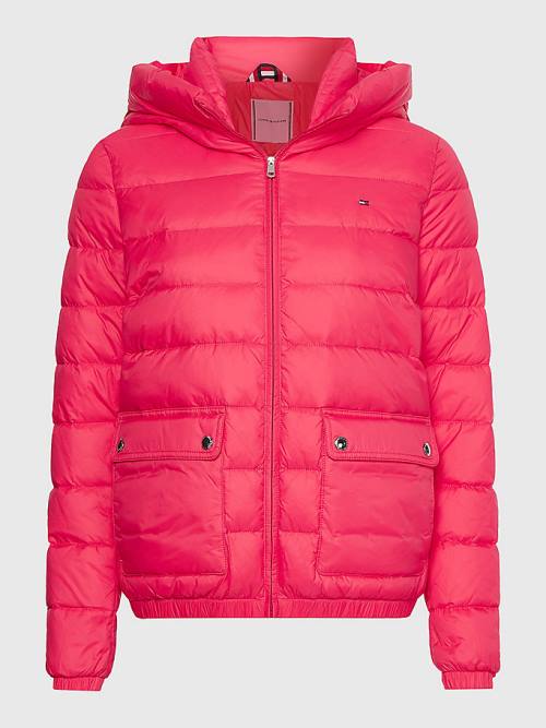 Tommy Hilfiger TH Protect Met Capuchon Padded Jassen Dames Roze | TH872IDM