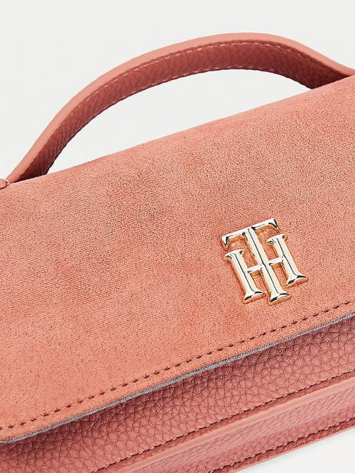 Tommy Hilfiger TH Soft Monogram Belt Tassen Dames Oranje | TH568SNP