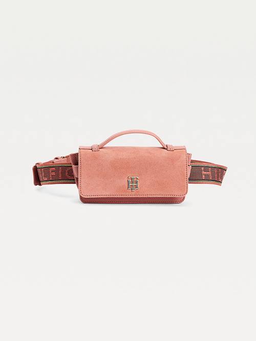 Tommy Hilfiger TH Soft Monogram Belt Tassen Dames Oranje | TH568SNP