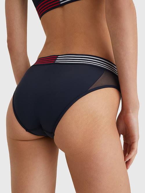 Tommy Hilfiger TH Stretch Logo Waistband Briefs Ondergoed Dames Blauw | TH985VXJ