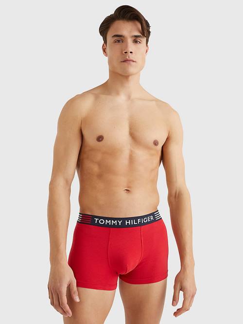 Tommy Hilfiger TH Stretch Trunks Ondergoed Heren Rood | TH819BOD