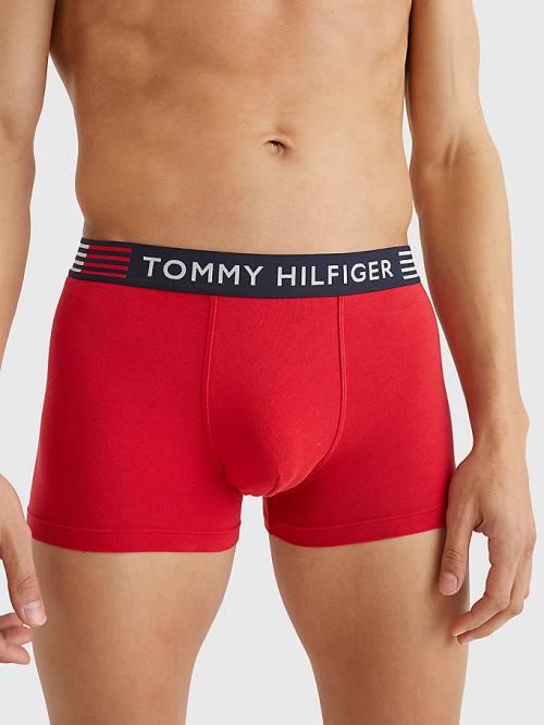 Tommy Hilfiger TH Stretch Trunks Ondergoed Heren Rood | TH819BOD