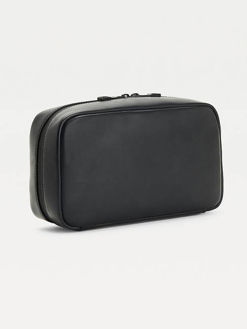 Tommy Hilfiger TH Tech Commuter Recycled Pouch Tassen Heren Zwart | TH014ZAQ