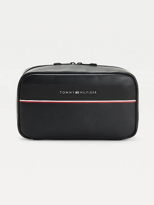 Tommy Hilfiger TH Tech Commuter Recycled Pouch Tassen Heren Zwart | TH014ZAQ