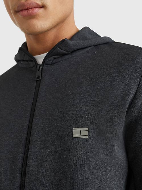 Tommy Hilfiger TH Tech Essential Hoodie Heren Grijs | TH917SZN