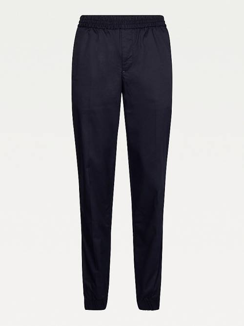 Tommy Hilfiger TH Tech Modern Relaxed Cuffed Chinos Broek Heren Blauw | TH034NKE