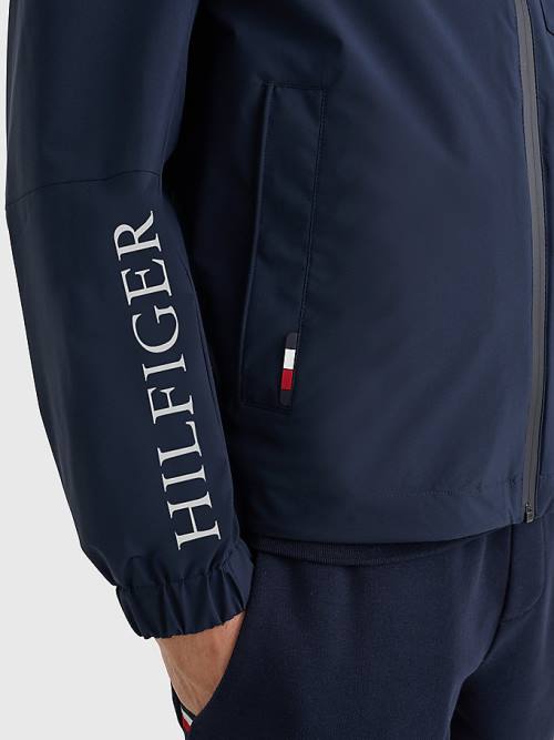 Tommy Hilfiger TH Tech Warm Met Capuchon Jassen Heren Blauw | TH239COY