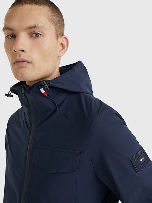 Tommy Hilfiger TH Tech Warm Met Capuchon Jassen Heren Blauw | TH239COY