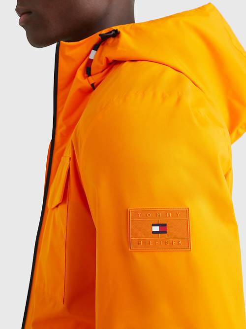 Tommy Hilfiger TH Tech Warm Met Capuchon Jassen Heren Oranje | TH458JMN