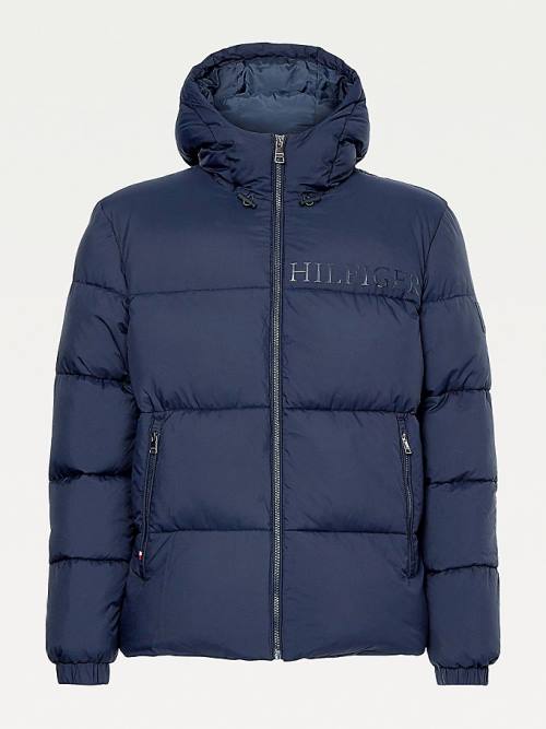 Tommy Hilfiger TH Warm High Loft Filled Jassen Heren Blauw | TH160LTZ