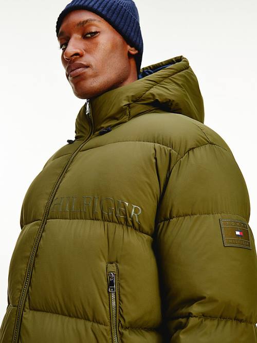 Tommy Hilfiger TH Warm High Loft Filled Parka Jassen Heren Bruin | TH237IGN