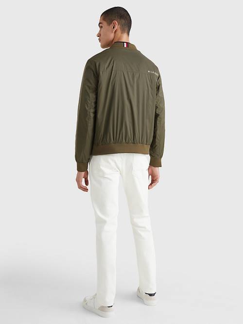 Tommy Hilfiger TH Warm Packable Insulated Bomber Jassen Heren Khaki | TH178YWU