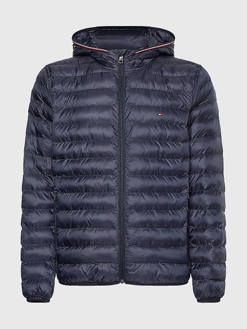 Tommy Hilfiger TH Warm Packable Met Capuchon Jassen Heren Blauw | TH942KTU