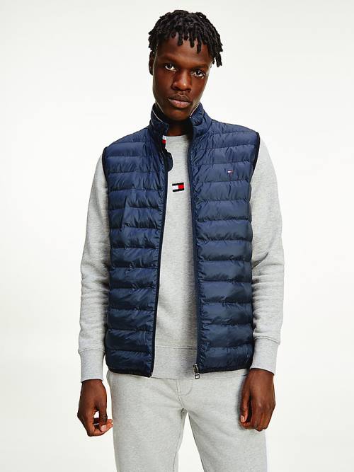 Tommy Hilfiger TH Warm Packable Padded Gilet Jassen Heren Blauw | TH527IPL