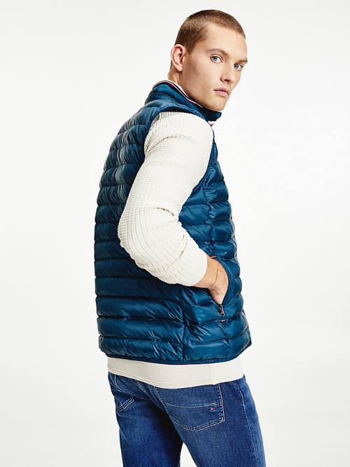 Tommy Hilfiger TH Warm Packable Padded Gilet Jassen Heren Blauw | TH870BQA