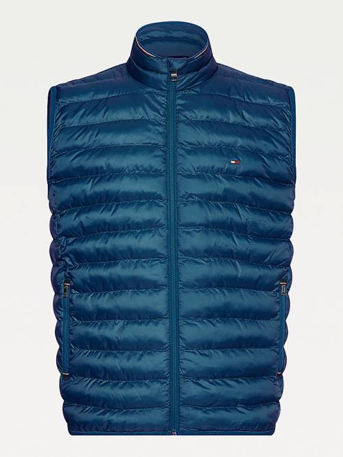 Tommy Hilfiger TH Warm Packable Padded Gilet Jassen Heren Blauw | TH870BQA