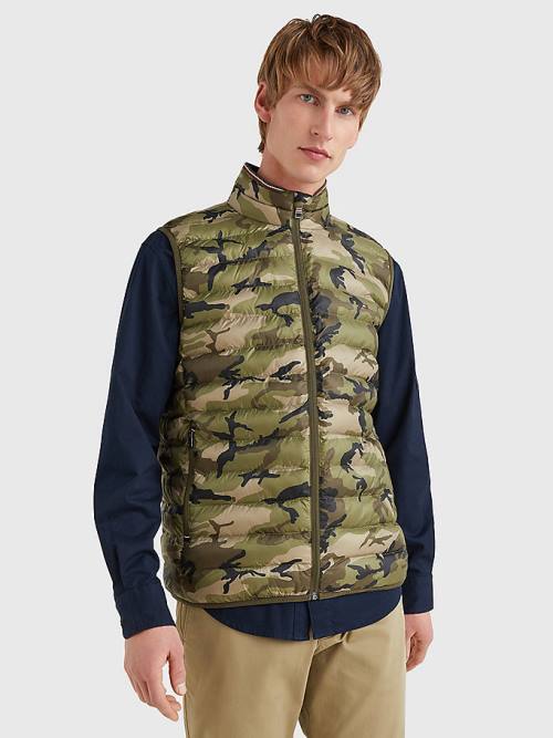 Tommy Hilfiger TH Warm Packable Padded Gilet Jassen Heren Groen | TH964YHB