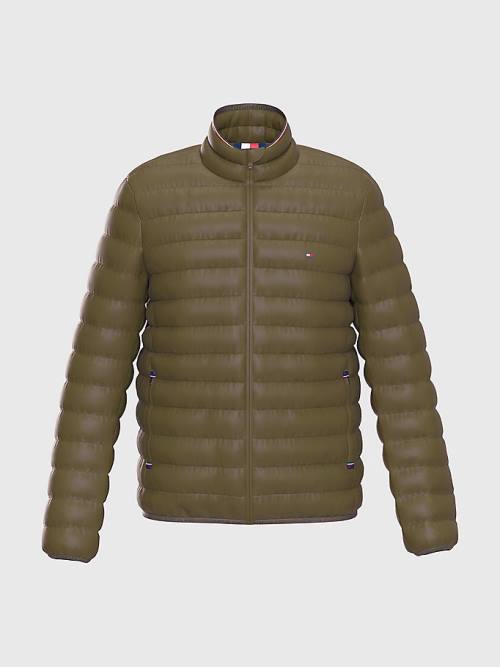 Tommy Hilfiger TH Warm Padded Jassen Heren Khaki | TH980WJT