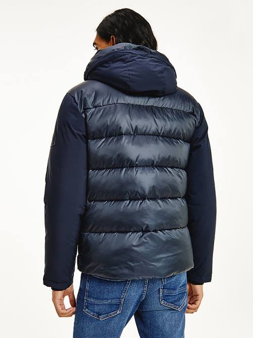 Tommy Hilfiger TH Warm Tech Filled Puffer Jassen Heren Blauw | TH867VLF