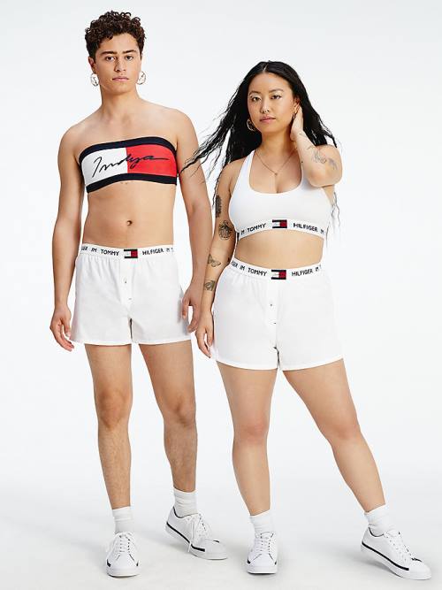 Tommy Hilfiger TOMMYXINDYA Boxer Shorts Ondergoed Dames Wit | TH073YEW