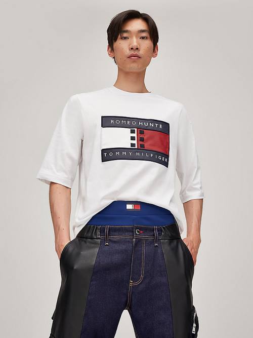 Tommy Hilfiger TOMMYXROMEO Dual-Gender T-shirts Dames Wit | TH083UNC