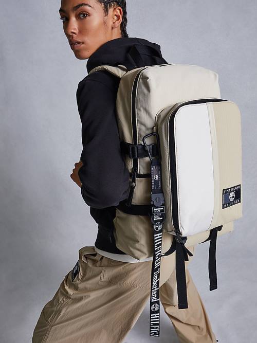 Tommy Hilfiger TOMMYXTIMBERLAND Reimagined Backpack Tassen Heren Khaki | TH258XVY