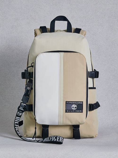 Tommy Hilfiger TOMMYXTIMBERLAND Reimagined Backpack Tassen Heren Khaki | TH258XVY