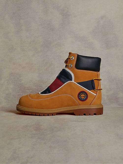 Tommy Hilfiger TOMMYXTIMBERLAND Remixed Signature C&S Laarzen Heren Geel | TH785HYA