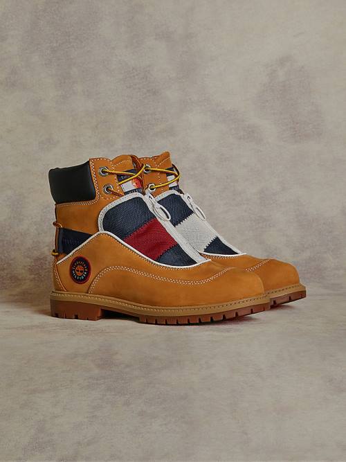 Tommy Hilfiger TOMMYXTIMBERLAND Remixed Signature C&S Laarzen Heren Geel | TH785HYA