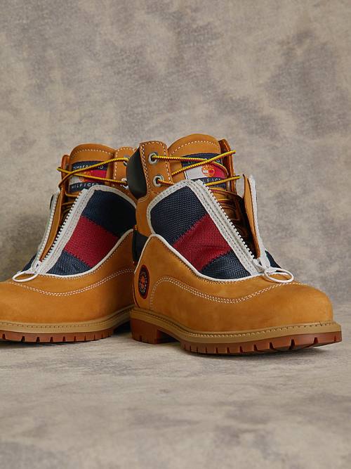 Tommy Hilfiger TOMMYXTIMBERLAND Remixed C&S Laarzen Dames Geel | TH936JHM