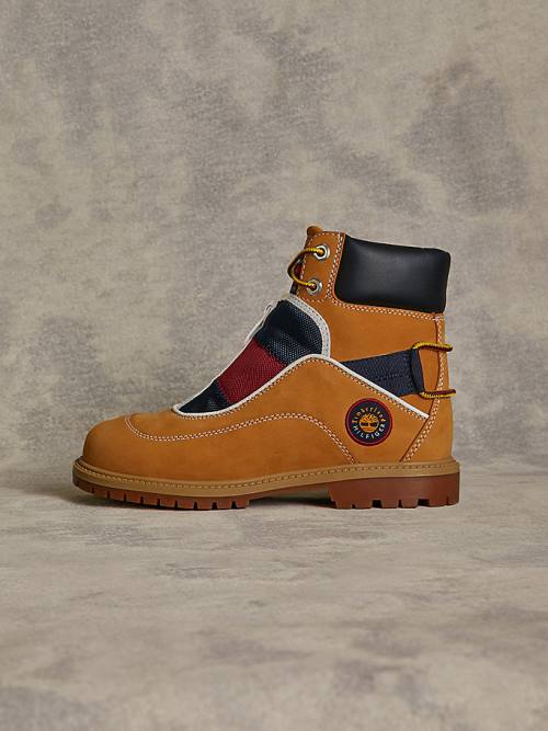 Tommy Hilfiger TOMMYXTIMBERLAND Remixed C&S Laarzen Dames Geel | TH936JHM