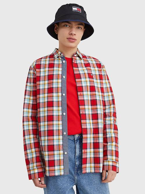 Tommy Hilfiger Tartan Check Overhemd Heren Rood | TH904VRK