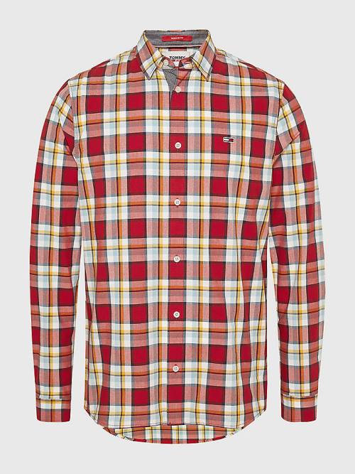 Tommy Hilfiger Tartan Check Overhemd Heren Rood | TH904VRK