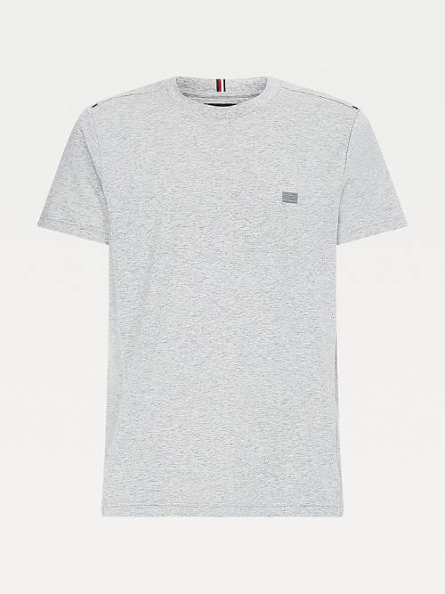 Tommy Hilfiger Tech Essential Organic Jersey T-shirts Heren Grijs | TH014GQJ