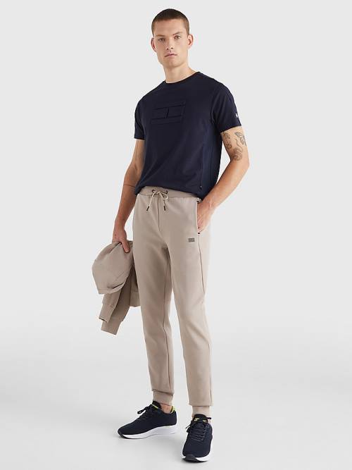 Tommy Hilfiger Tech Essentials Joggers Broek Heren Beige | TH045UIV